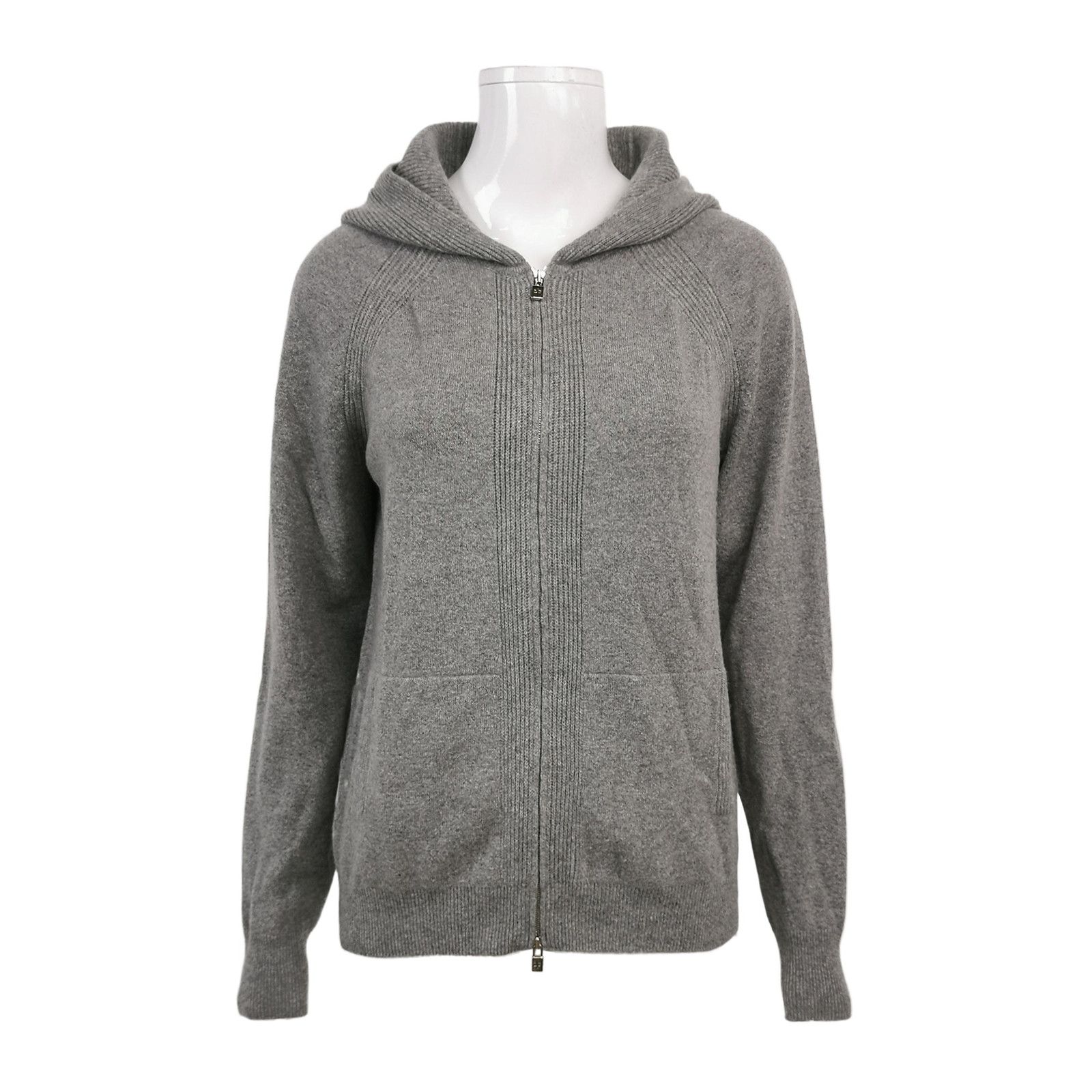 Loro Piana Loro Piana Baby Cashmere Zip-Up Hoodie Size 42 Size M / US 6-8 / IT 42-44 - 1 Thumbnail