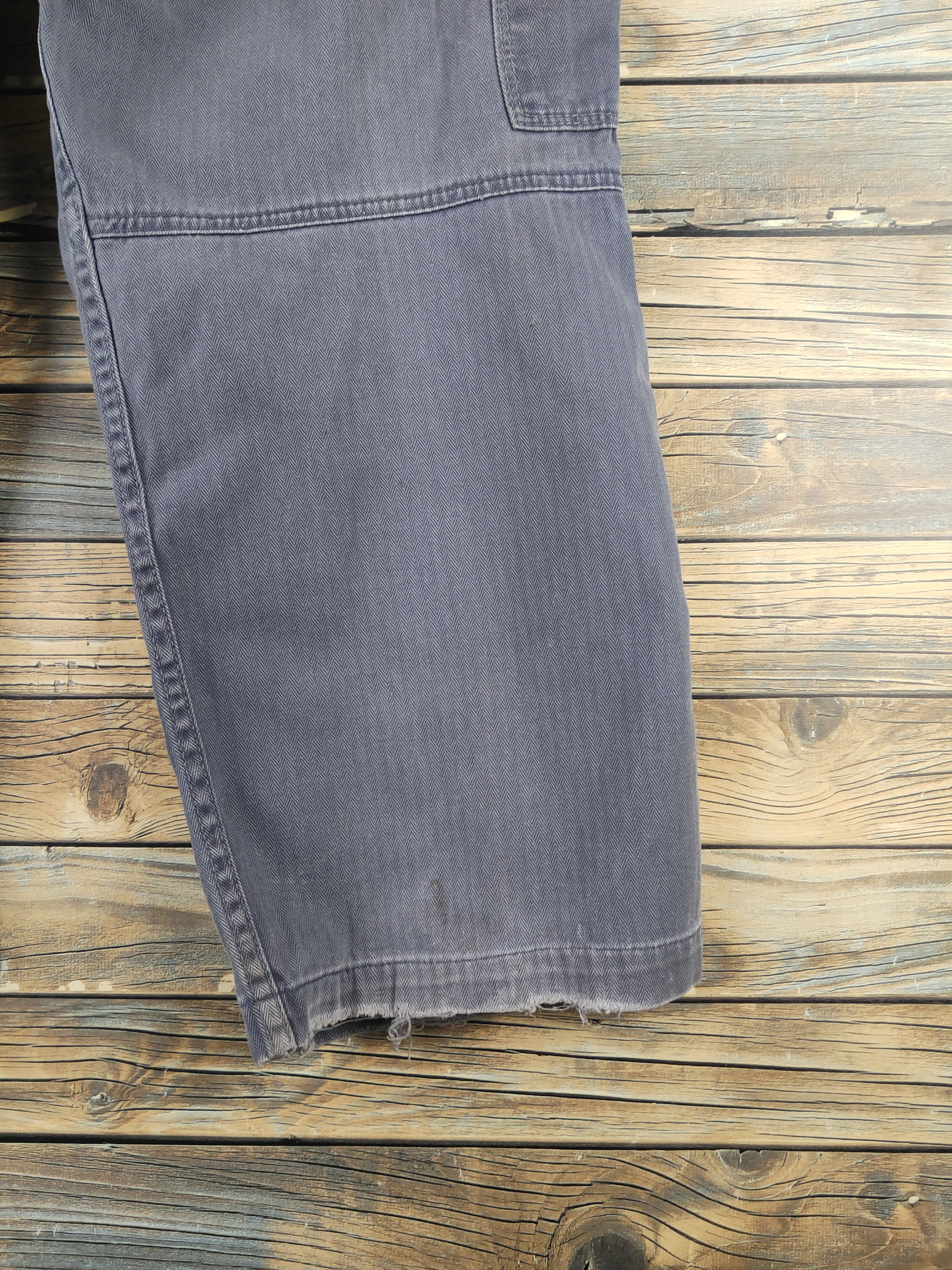 Japanese Brand DL Evenriver Dark Gray Multipocket Cargo Pants #46-291T Size US 31 - 12 Thumbnail