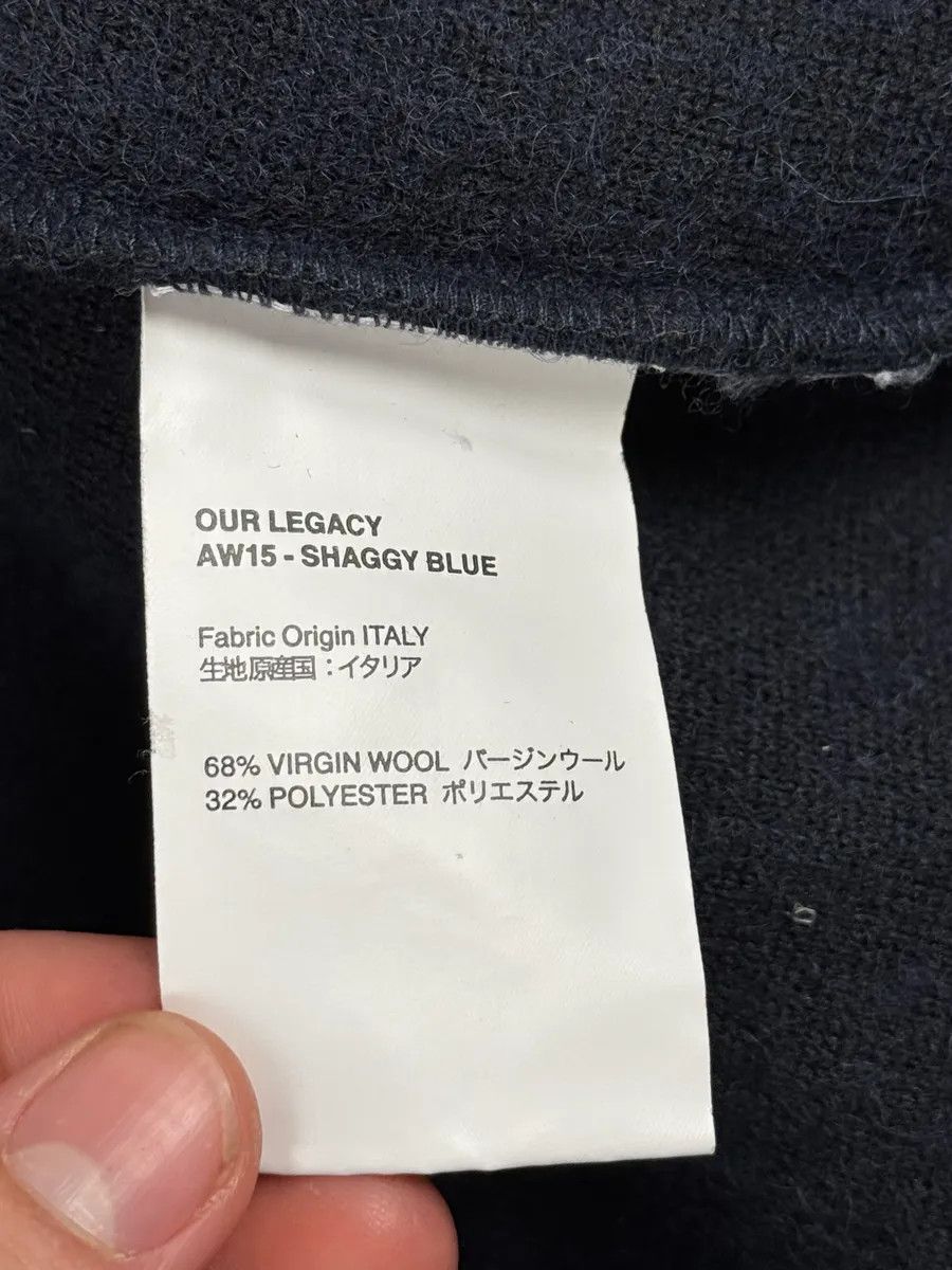 Our Legacy AW2015 Our Legacy Shaggy Navy Blue Zip-up Sweater Size US M / EU 48-50 / 2 - 10 Thumbnail