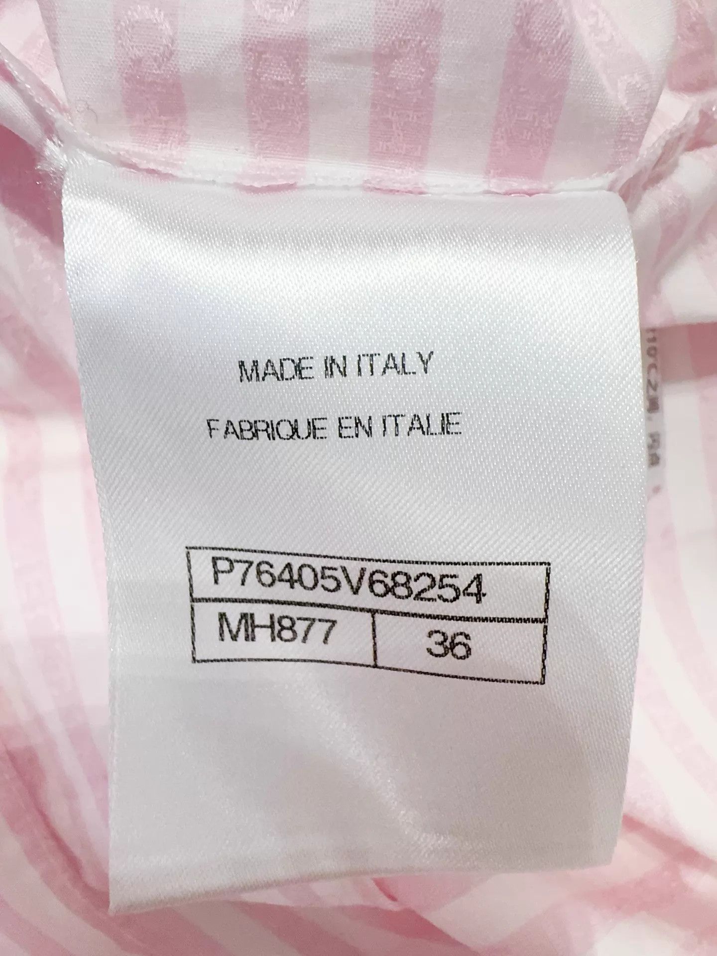 Chanel Chanel Women's 24C Pink Full Logo Top 36 Size XS / US 0-2 / IT 36-38 - 6 Thumbnail