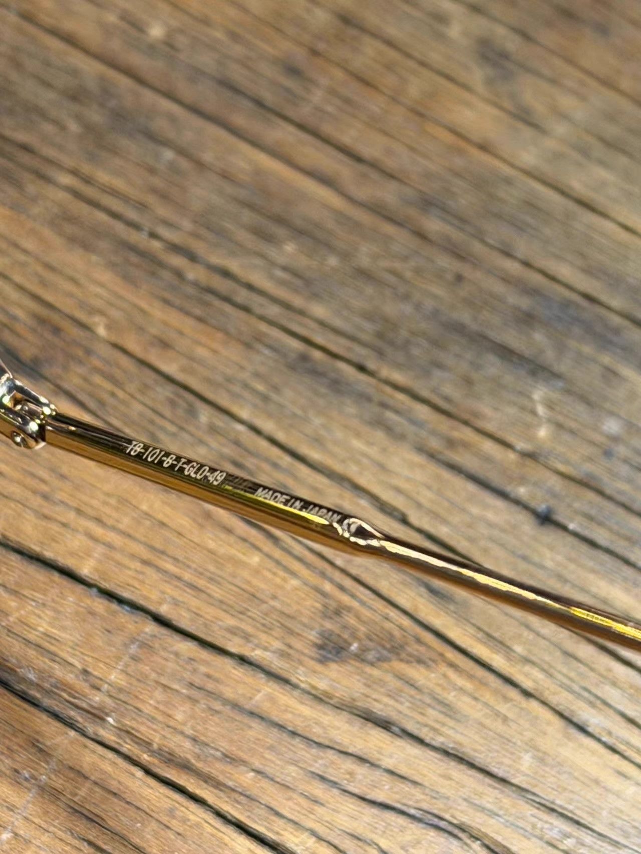 Thom Browne Thom Browne 12K gold-plated gold finish sunglasses. Ｑ25 Size ONE SIZE - 6 Thumbnail