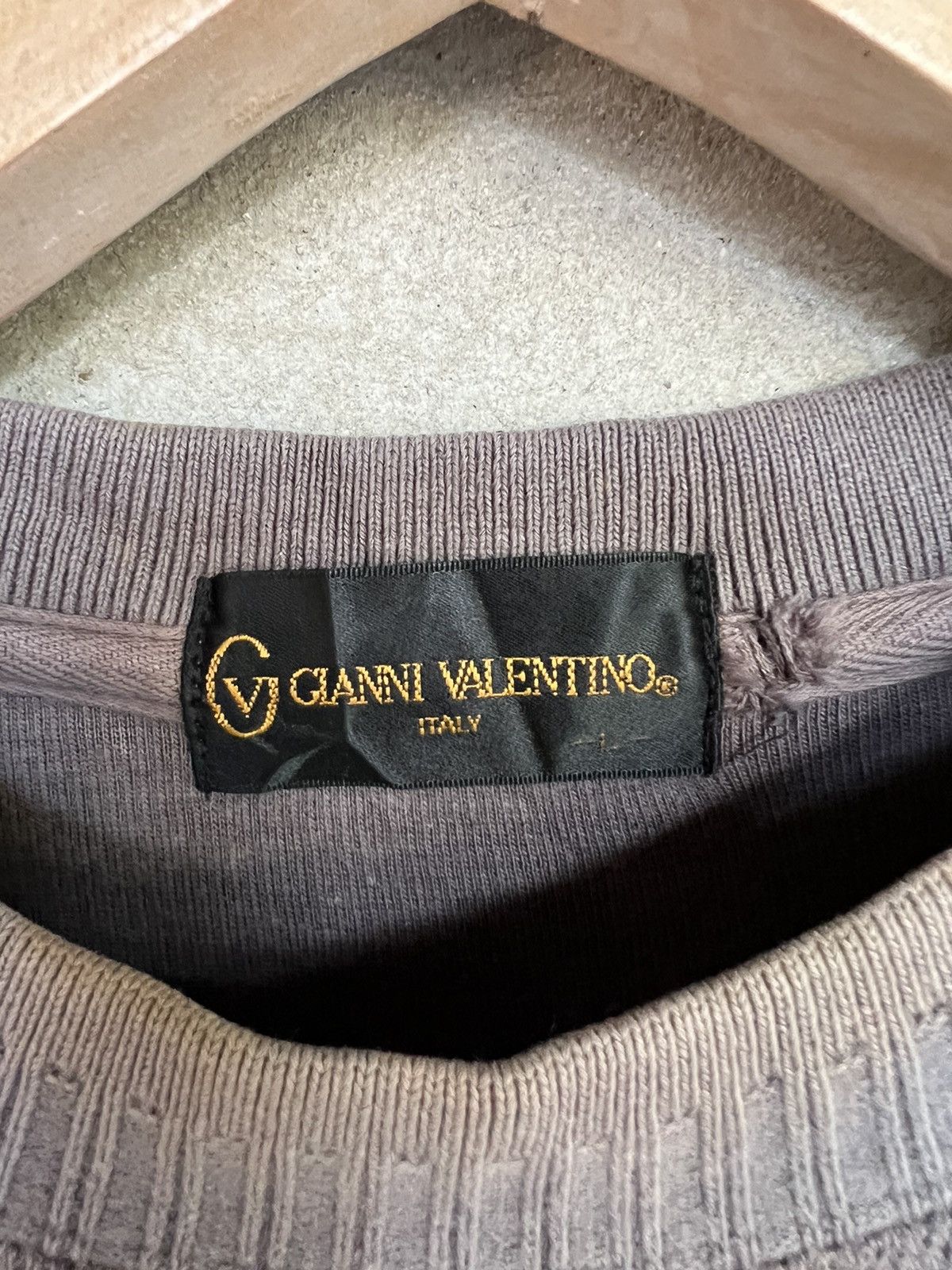 Designer × Vintage Vintage Gianni Valentino Italy Sweatshirt Size US L / EU 52-54 / 3 - 4 Thumbnail