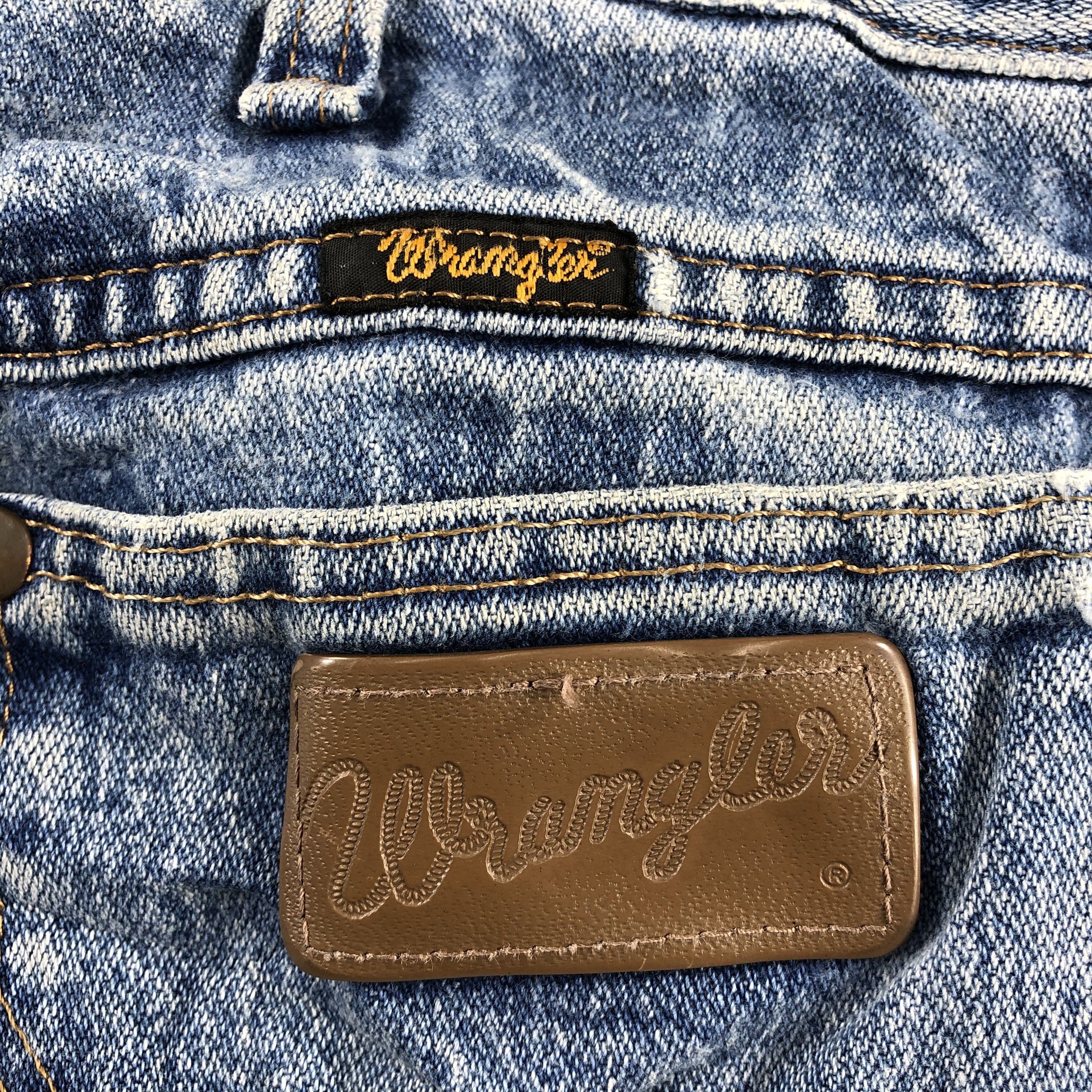 Vintage Vintage Blue Wash Wrangler Jeans-J2345 Size US 30 / EU 46 - 5 Thumbnail