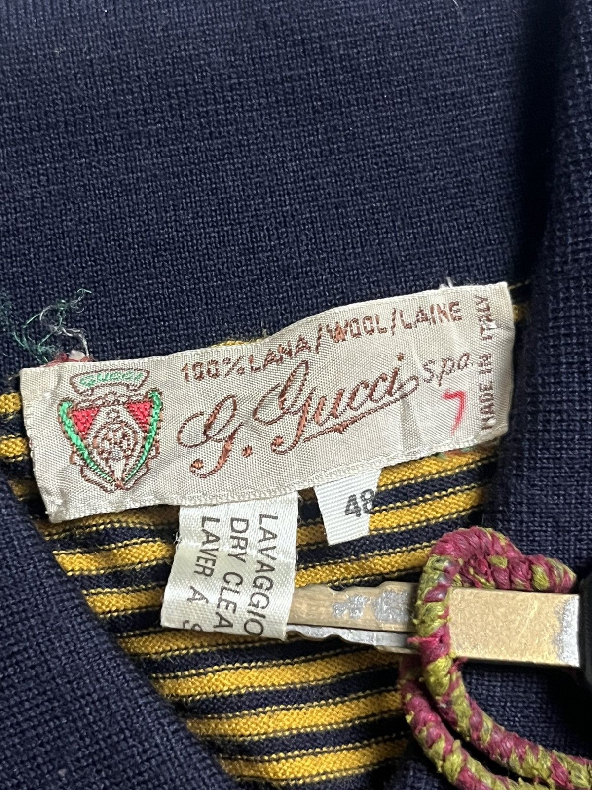 Gucci 💸ACCEPT BINDING💸 Vintage Gucci Polo stripe shirt Size US M / EU 48-50 / 2 - 6 Thumbnail