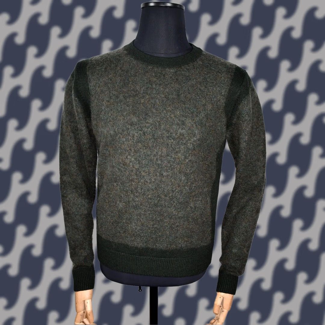 Acne Studios ACNE STUDIOS TRICK PANELED WOOLBLEND SWEATER M Green XS-XL? (Original only) Size US M / EU 48-50 / 2 - 1 Thumbnail