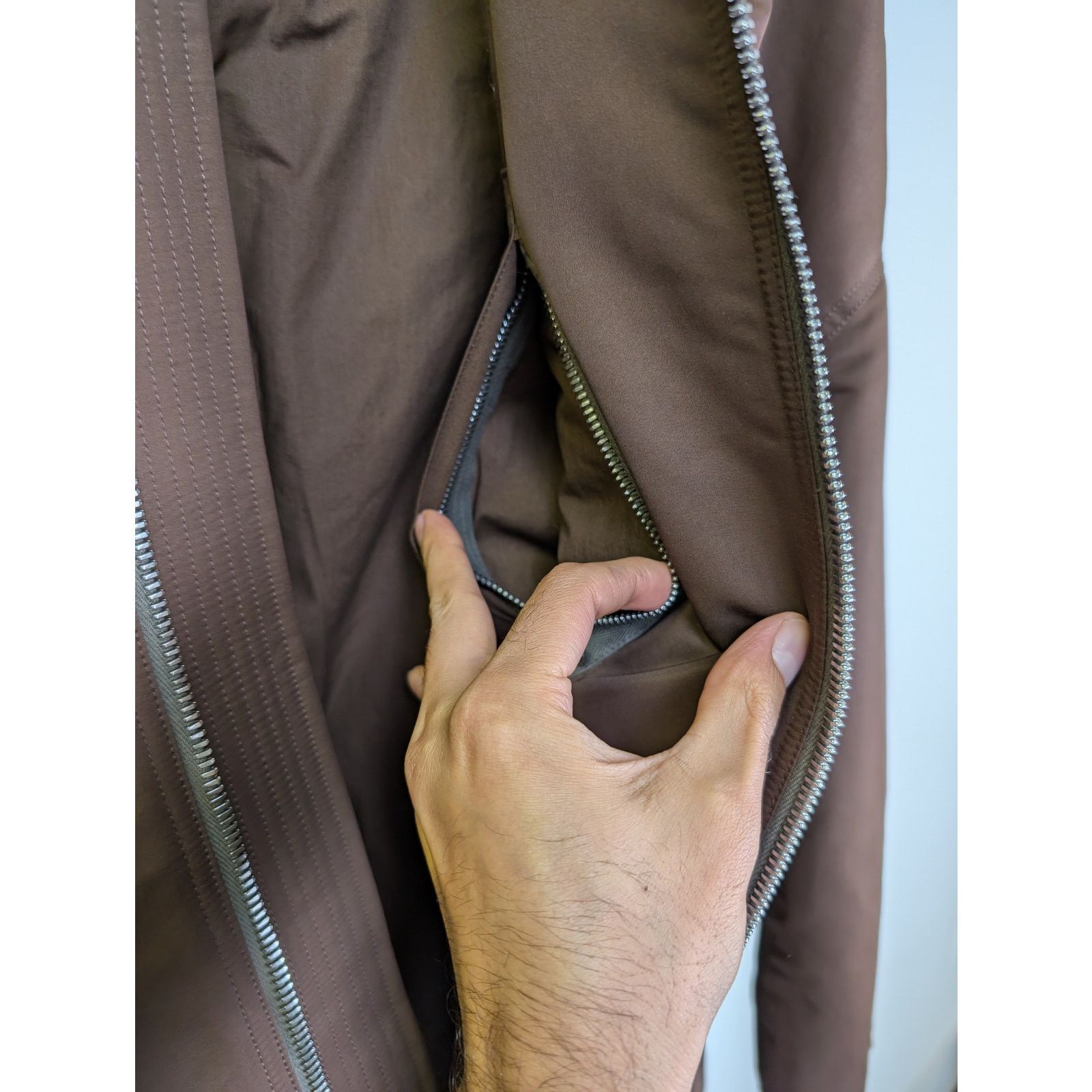 Rick Owens Drkshdw o1rshd1 Jumbo Peter Flight Jacket in Brown Size US M / EU 48-50 / 2 - 9 Thumbnail