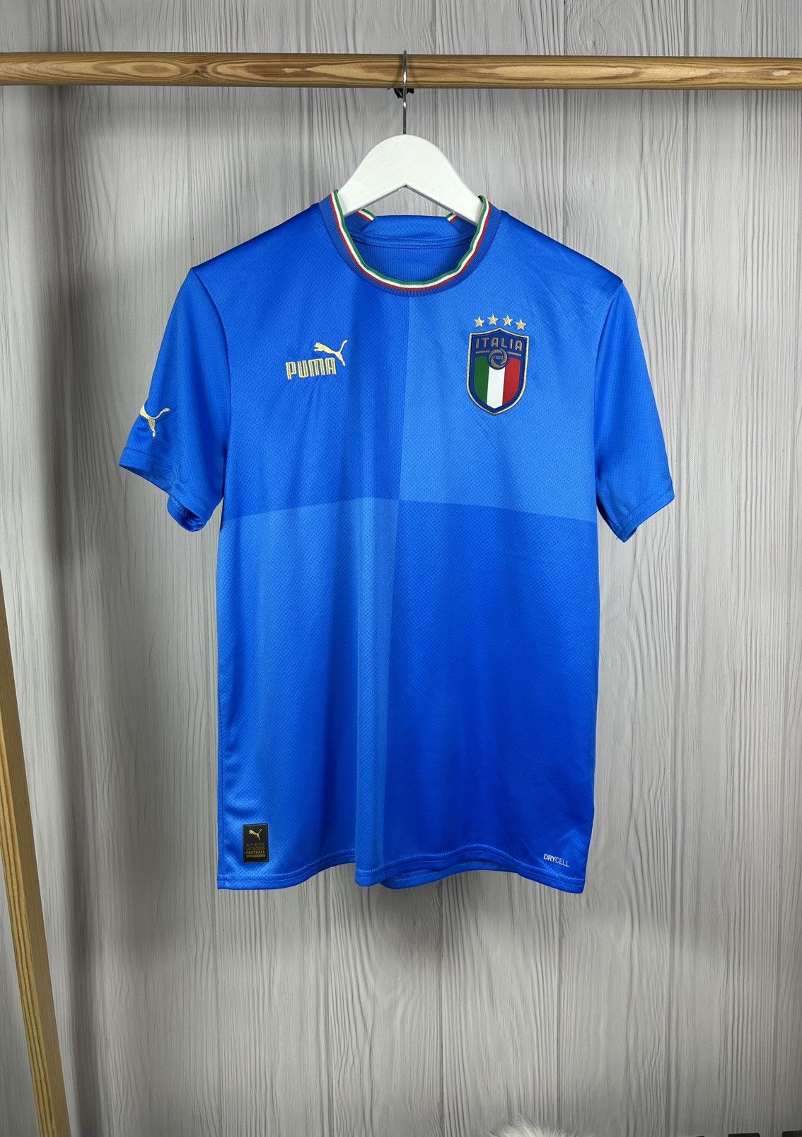 Puma Italy 2022/23 Home Jersey Boys XL 15-16Y 176cm Puma T-Shirt Size US XL / EU 56 / 4 - 1 Thumbnail