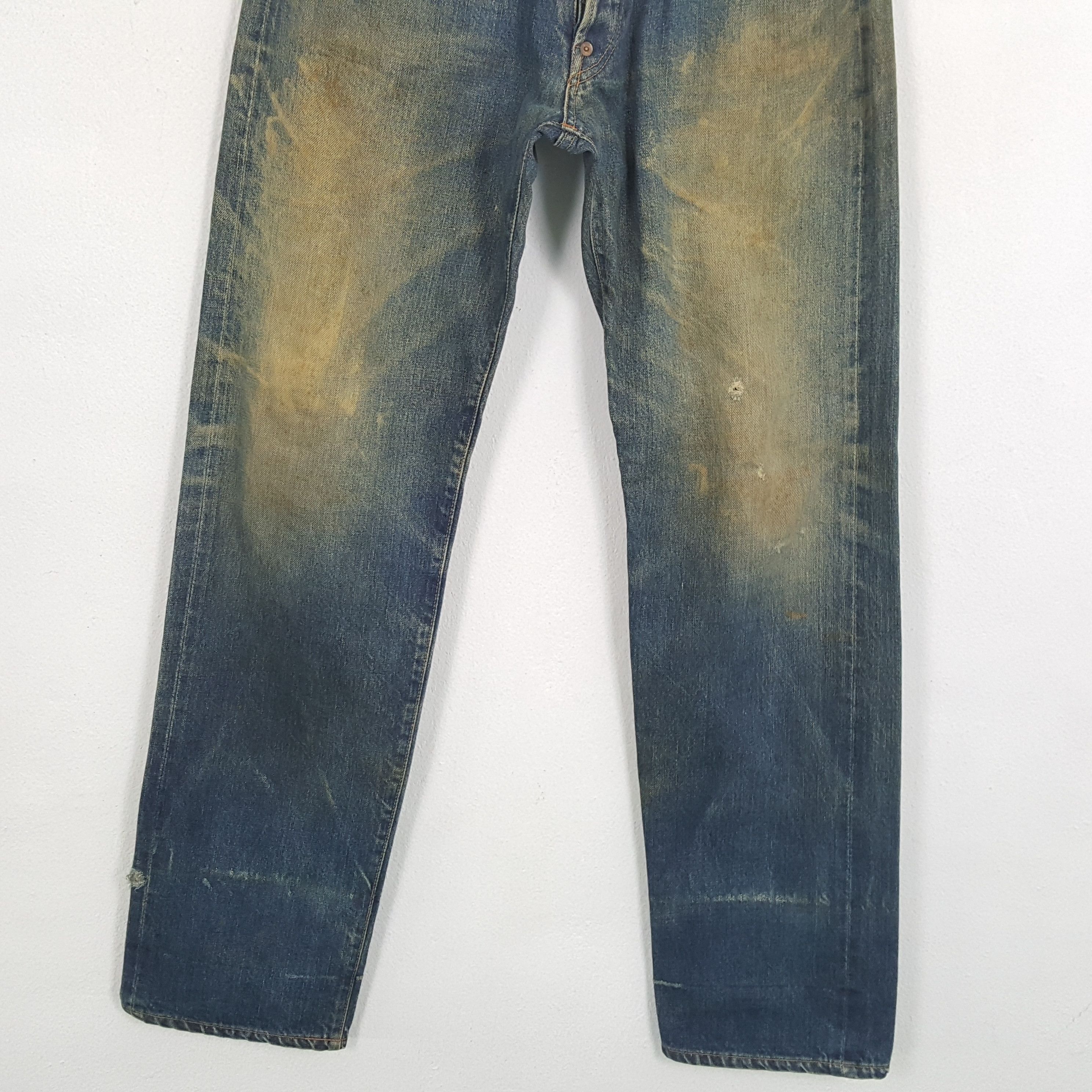 Evisu × Japanese Brand × Vintage Vintage EVISU Japanese Daicock Custom Style Distressed Jeans Size US 30 / EU 46 - 6 Thumbnail