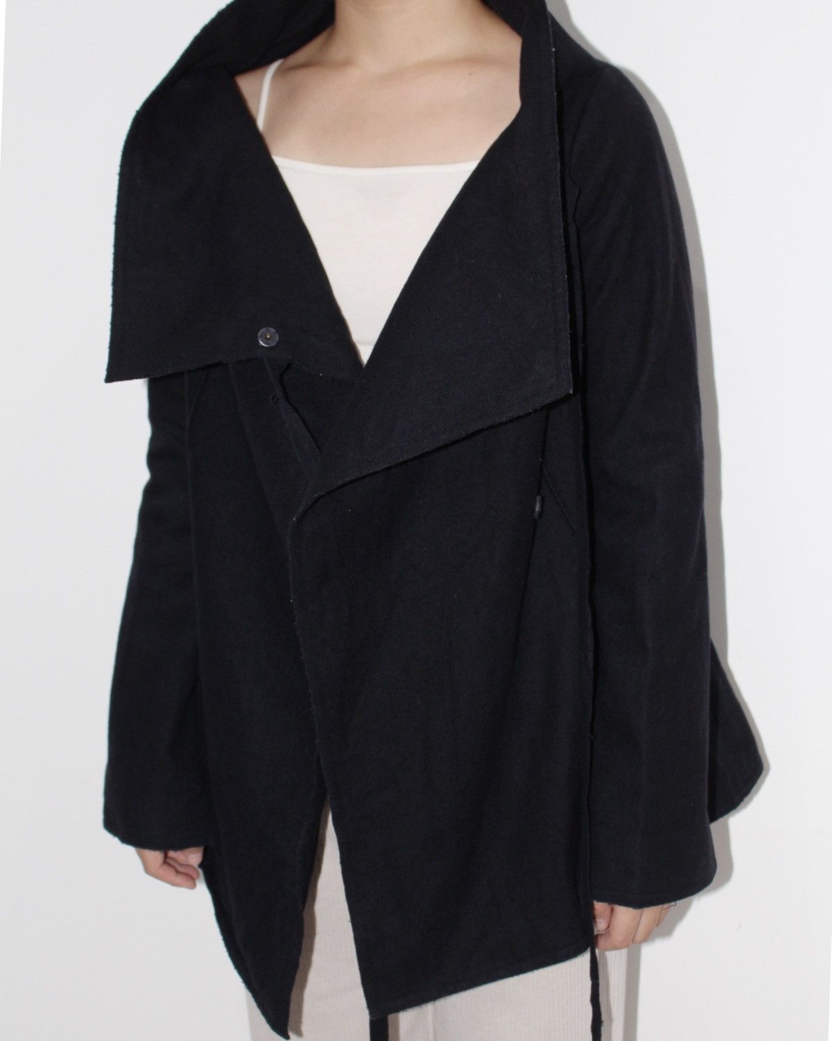 Vintage 2000S O'2ND JAPAN WOOL HIGH NECK JACKET Size M / US 6-8 / IT 42-44 - 2 Thumbnail