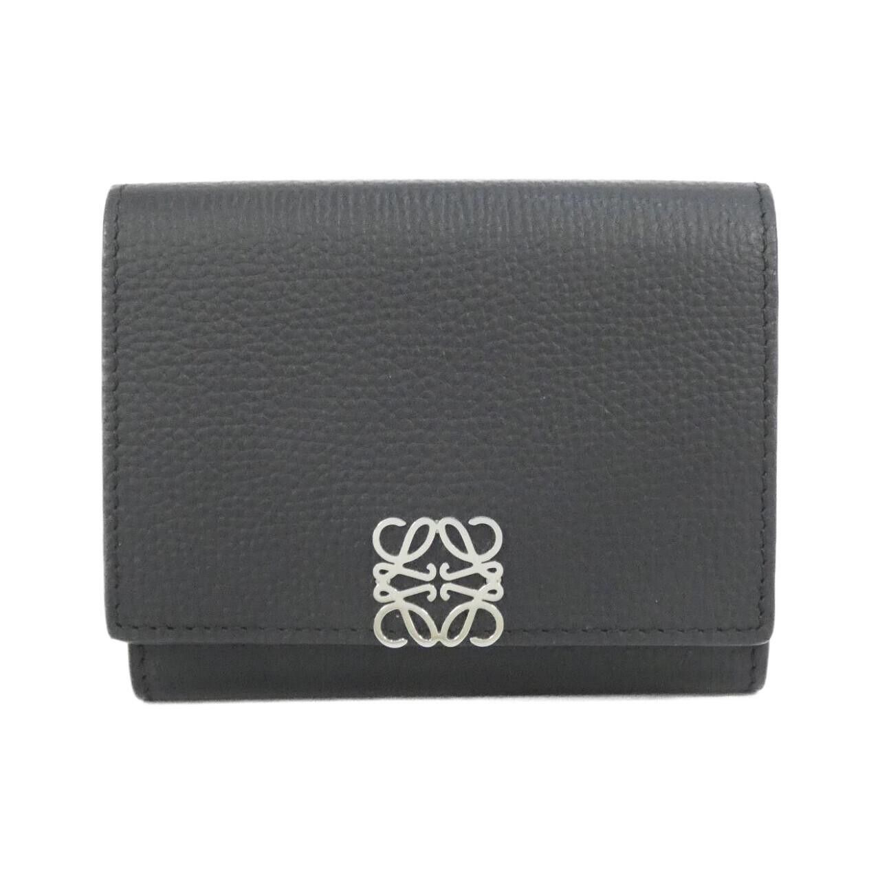 Loewe Loewe Loewe Anagram Trifold Wallet Calf Wallet Leather Short Wallet C821TR2X16 DUTY FREE for USA Size ONE SIZE - 1 Thumbnail