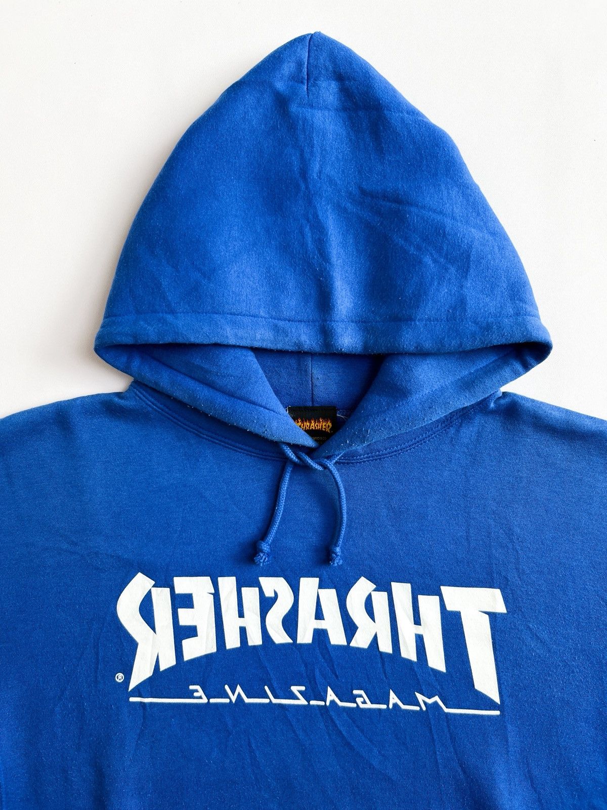 Thrasher thrasher mirror basic logo hoodie blue vintage 00s Size US M / EU 48-50 / 2 - 2 Thumbnail