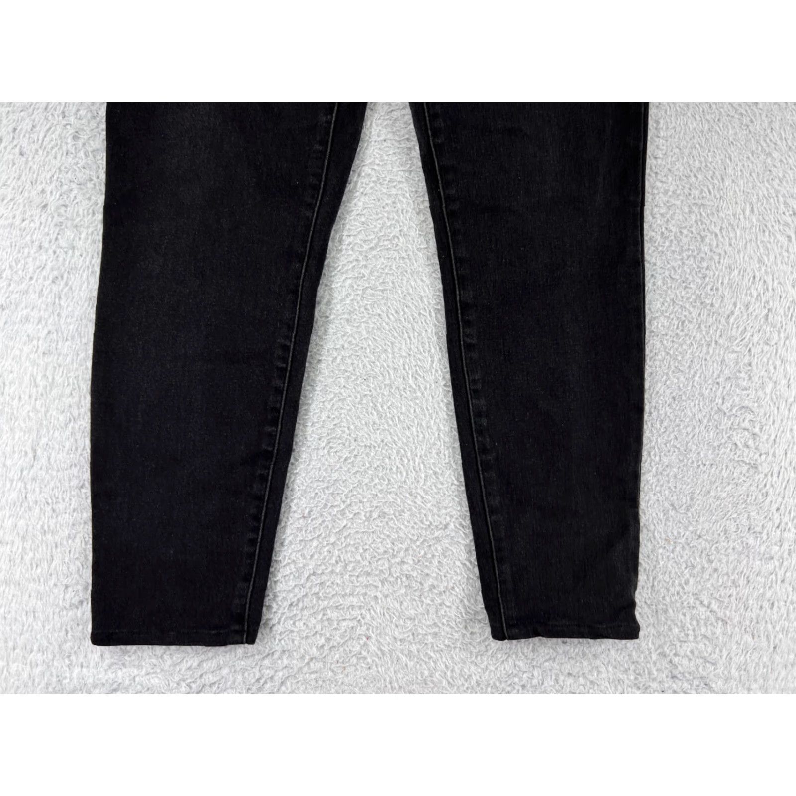 Vintage No Boundaries Jeans Womens 13 High Rise Denim Black Cotton Blend Slim Tapered 5-Pocket Designer Cowboy Southwestern 90s Womens Size 34" / US 12 / IT 48 - 5 Thumbnail