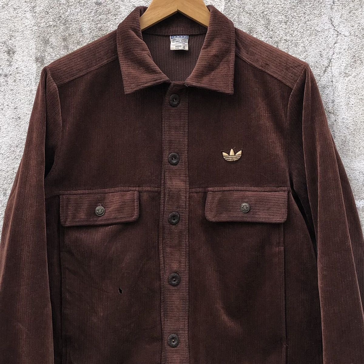 Adidas 🔥RARE VTG ADIDAS W/GERMANY 80S VELVET CORDUROY JACKETS Size US M / EU 48-50 / 2 - 2 Thumbnail