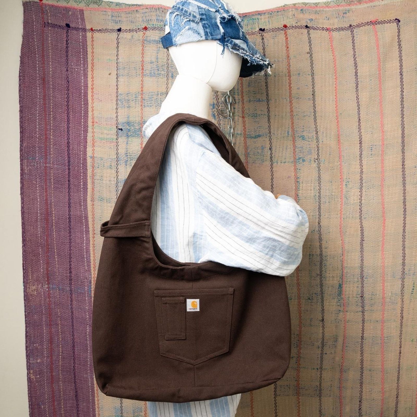 Carhartt Upcycled carhartt hobo bag Size ONE SIZE - 2 Thumbnail