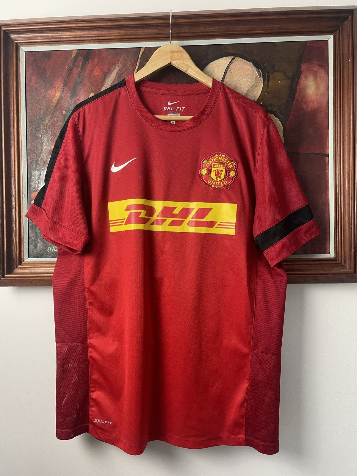 Vintage Nike Manchester United Soccer Football Jersey Sport Y2k Rare ...