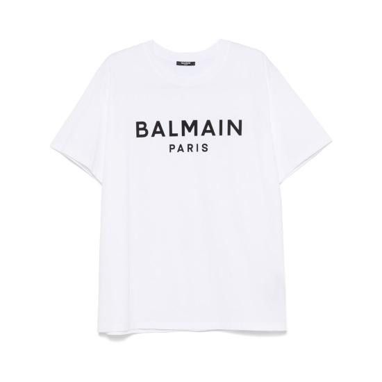 Balmain BALMAIN Men T-Shirts EH1EG010 BB73 GAB WHITE Size US M / EU 48-50 / 2 - 1 Thumbnail