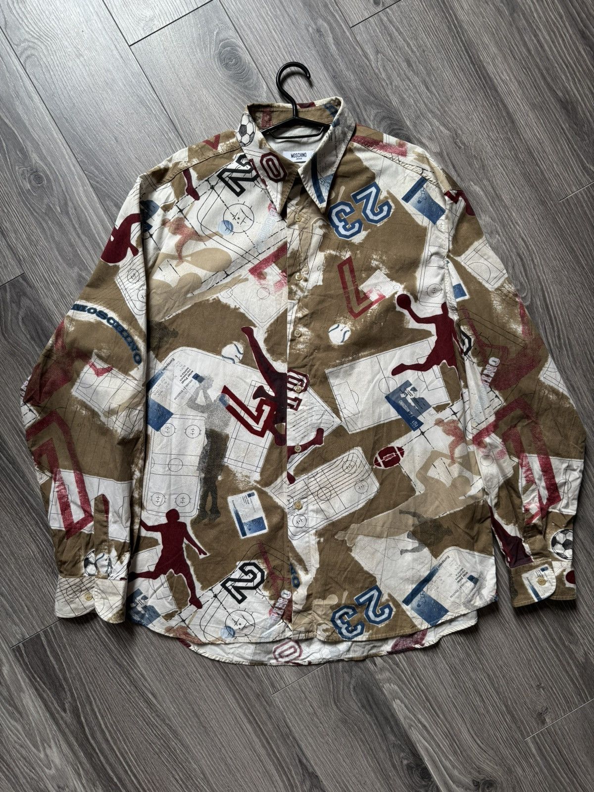 Moschino Moschino Jeans Deadstock Wembley Stadium 1996 Football shirt Size US XXL / EU 58 / 5 - 3 Thumbnail