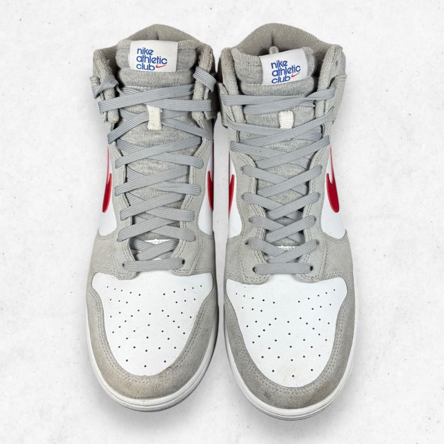 Nike Nike Dunk High Retro SE Athletic Club Red Grey Sz 13 Size US 13 / EU 46 - 8 Thumbnail