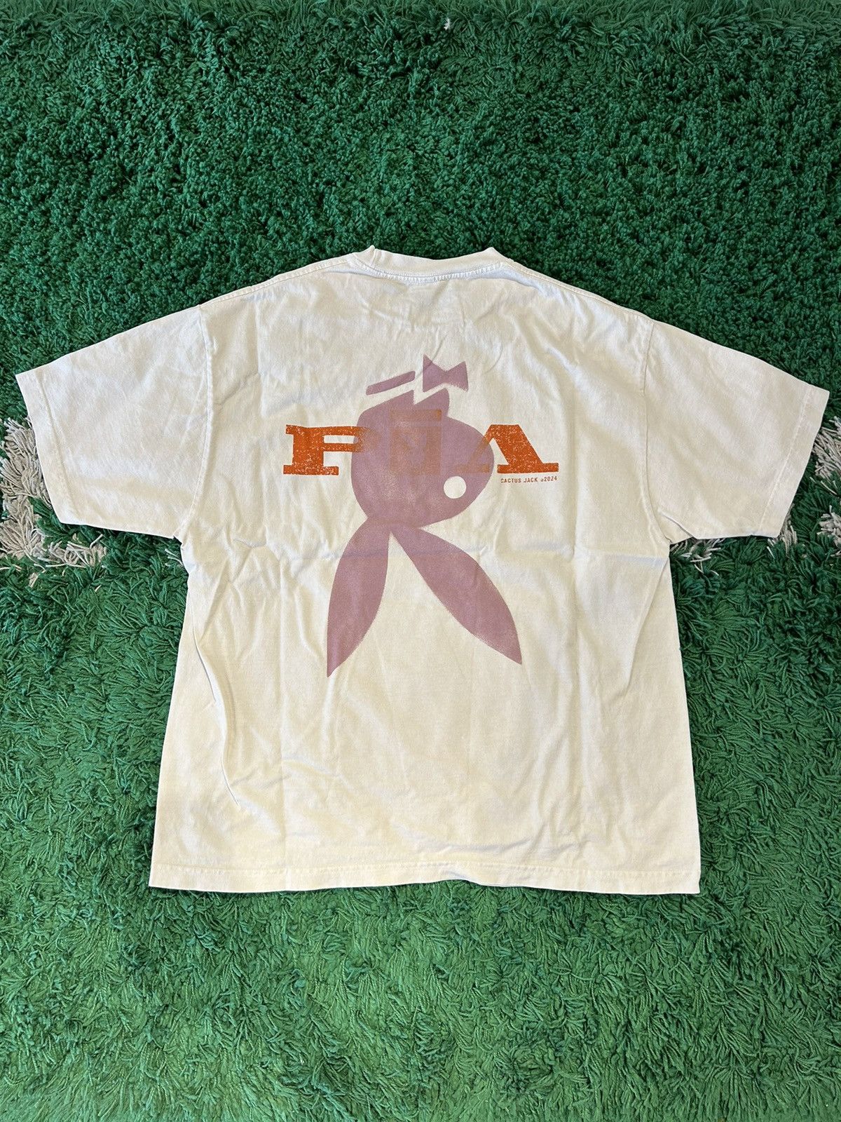Playboy × Travis Scott Travis Scott Playboy White Tee Size US XL / EU 56 / 4 - 5 Thumbnail