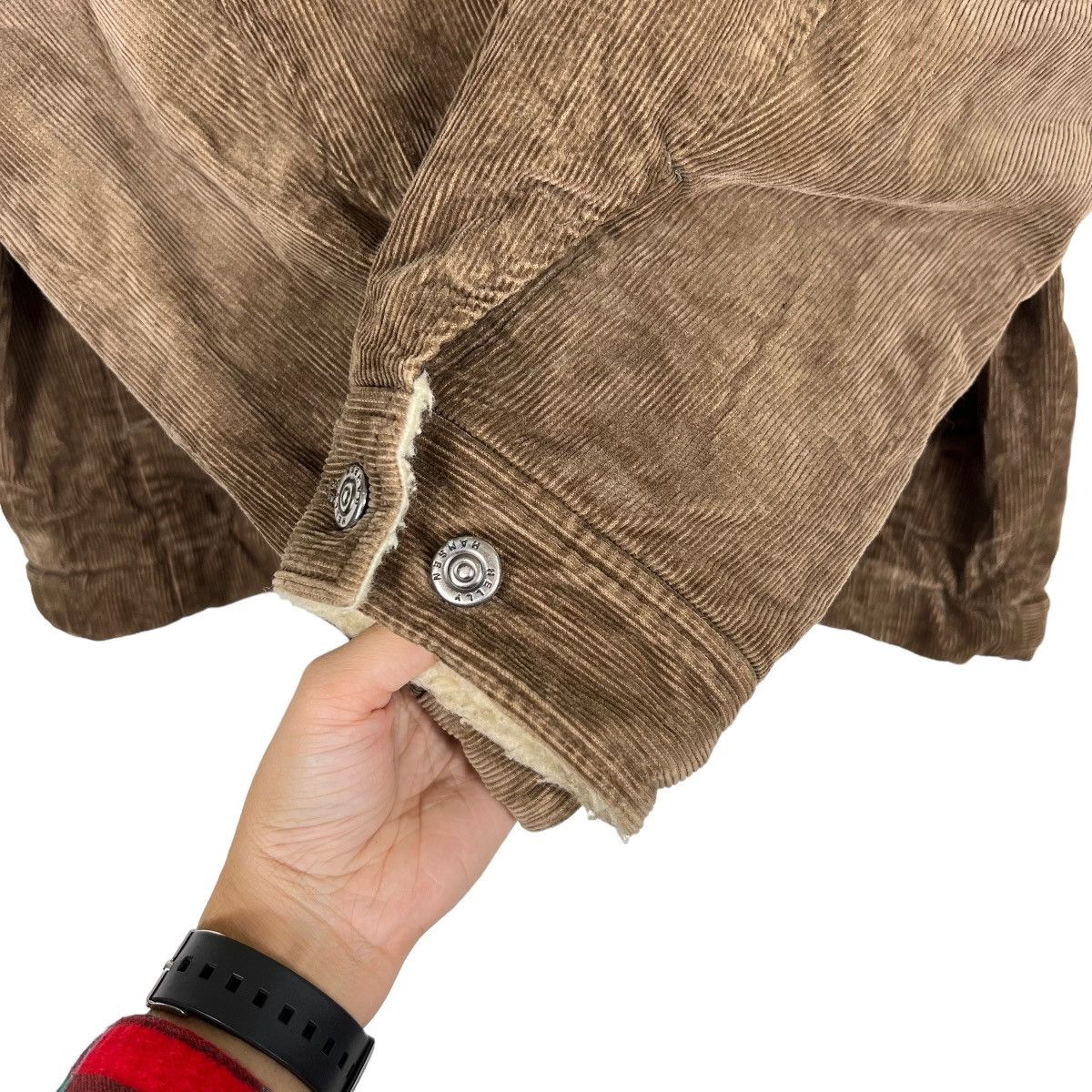 Helly Hansen 🔥 HELLY HANSEN CORDUROY SHEARLING BLOUSON JACKET Size US M / EU 48-50 / 2 - 12 Thumbnail