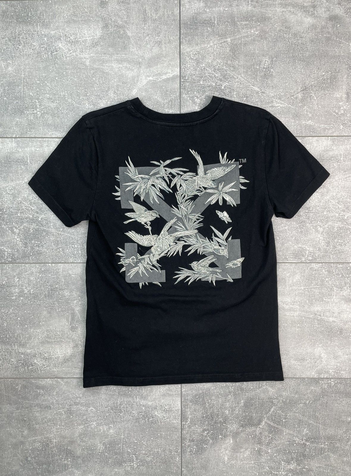 Off-White Off White Black Big Logo T-Shirt Size US S / EU 44-46 / 1 - 1 Thumbnail