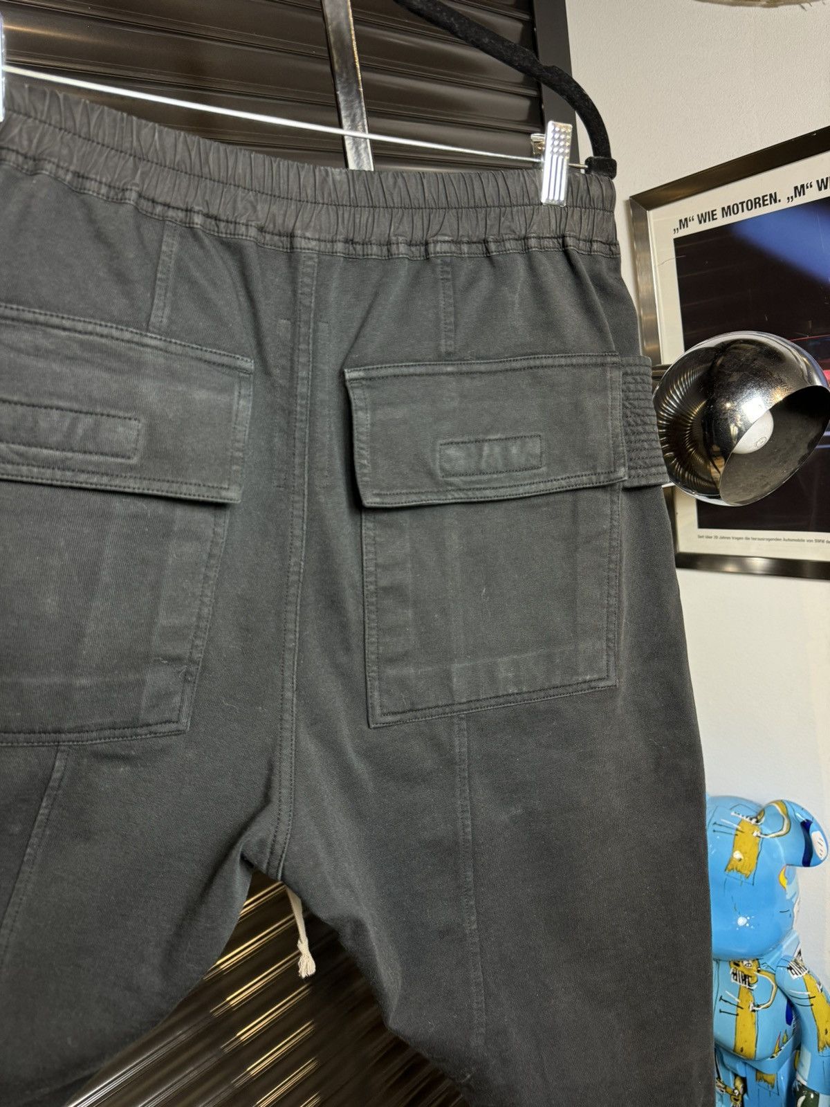 Rick Owens × Rick Owens Drkshdw Rick Owens Drk Shdw Black Creatch Cargo pants - Medium Size US 34 / EU 50 - 9 Thumbnail