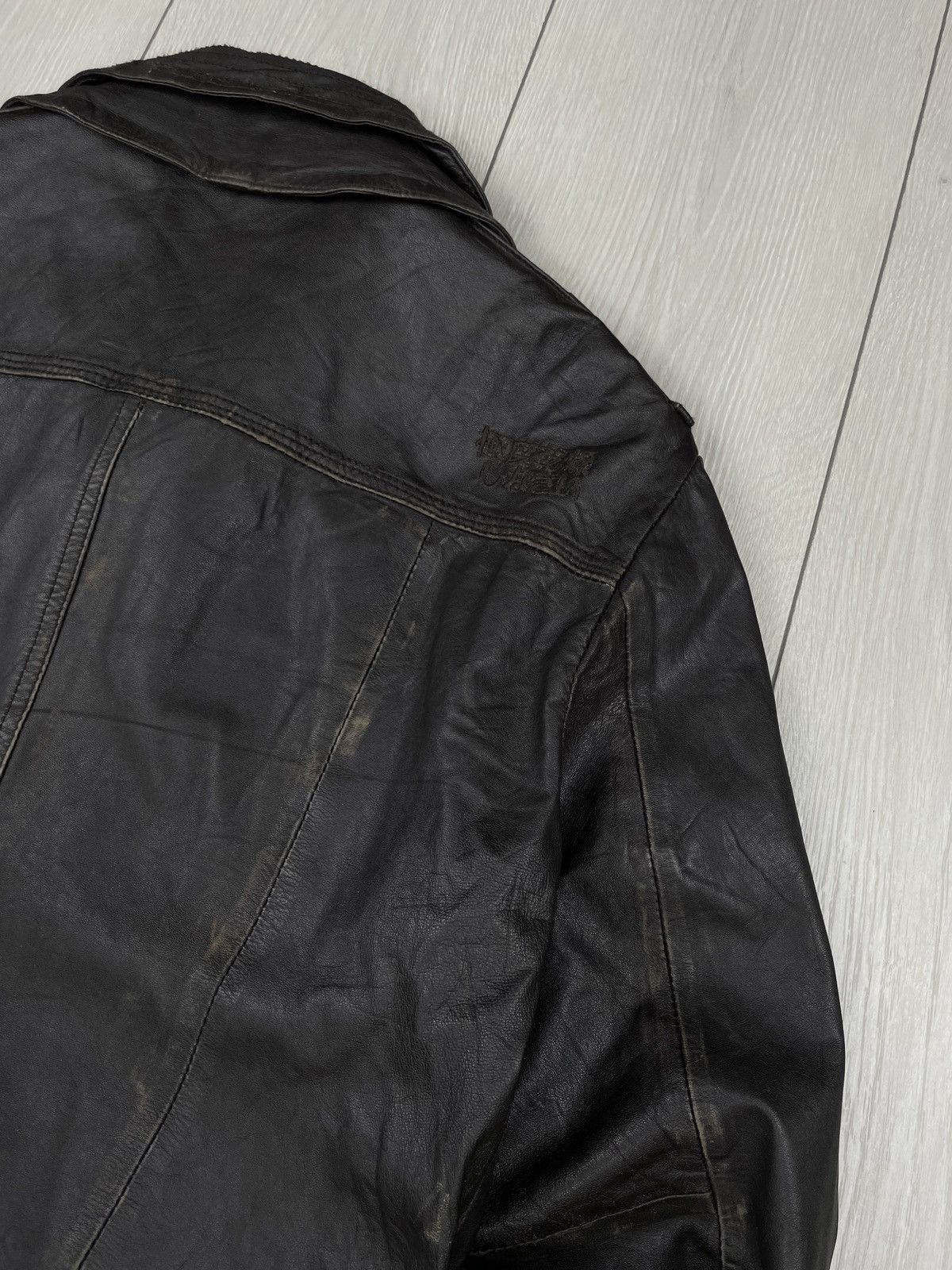 Leather × Superdry SuperDry Leather Black Men’s Jacket Size M Size US M / EU 48-50 / 2 - 8 Thumbnail