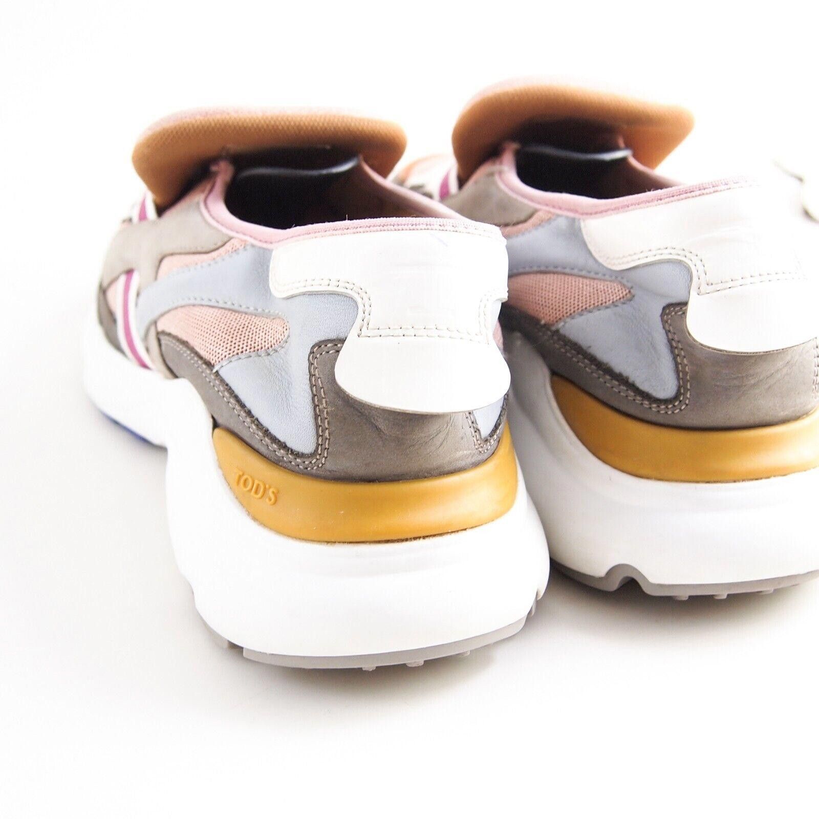 Tod's TOD's Slip Ons Sneakers Gray Suede Pink Mesh Size EU 38 US 8 Size US 8 / IT 38 - 6 Thumbnail
