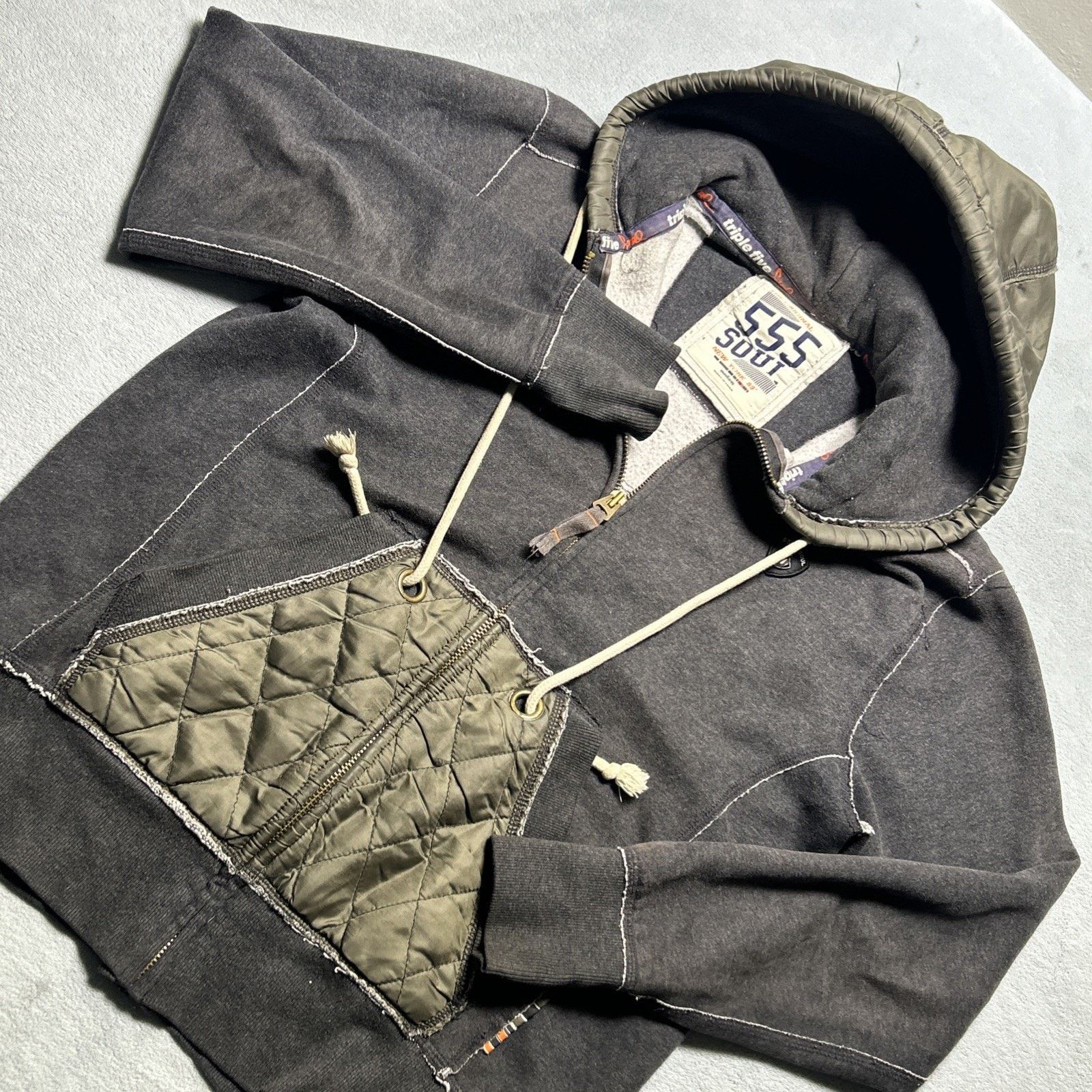 Affliction Y2k 2000s Triple Five Soul Hoodie Mens Medium Hybrid 555 Size M / US 6-8 / IT 42-44 - 8 Thumbnail