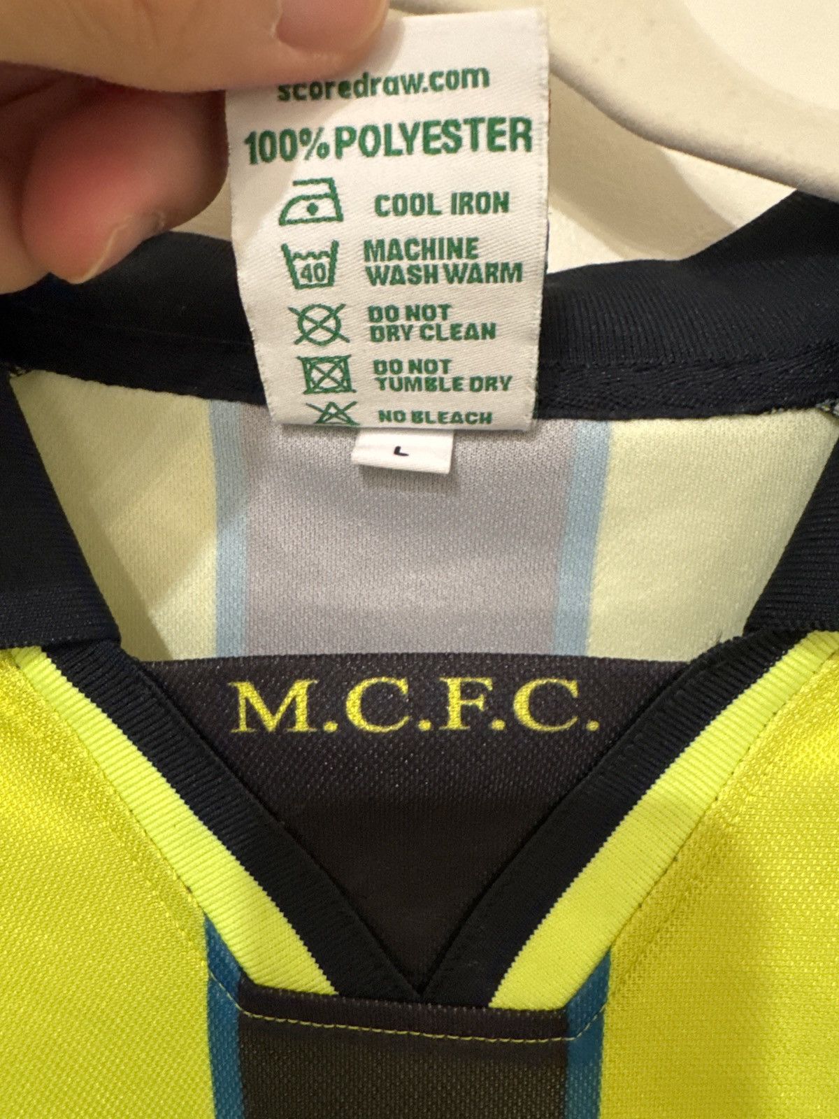 Vintage Man City retro kit Size US L / EU 52-54 / 3 - 3 Thumbnail