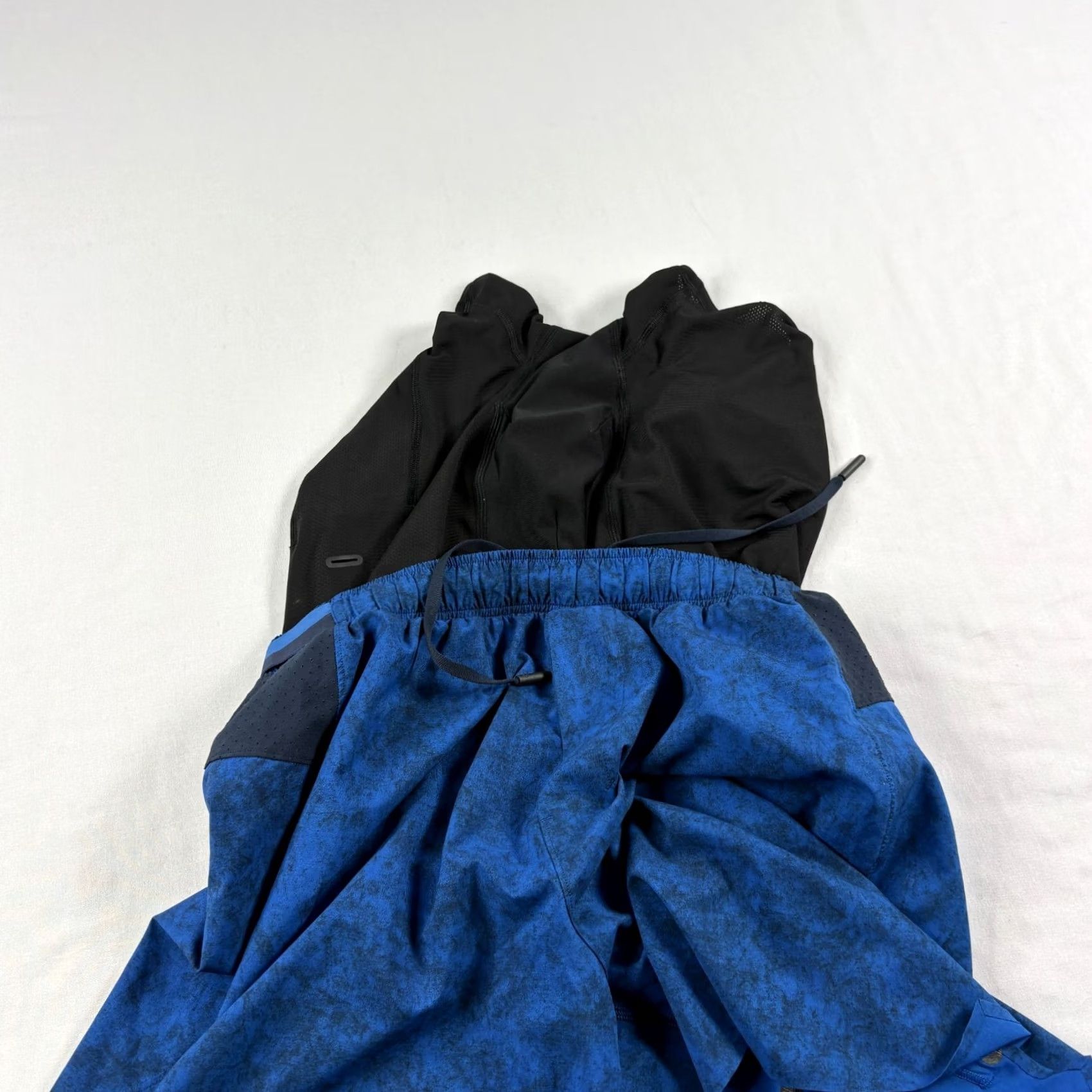 Lululemon Lululemon Surge Shorts Mens Medium Blue Lined Athletic Gym Running Performance Short Size US 31 - 3 Thumbnail