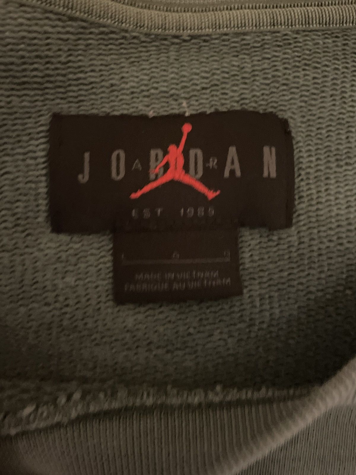 Jordan Brand Jordan Brand Flight Crewneck Size US L / EU 52-54 / 3 - 3 Thumbnail
