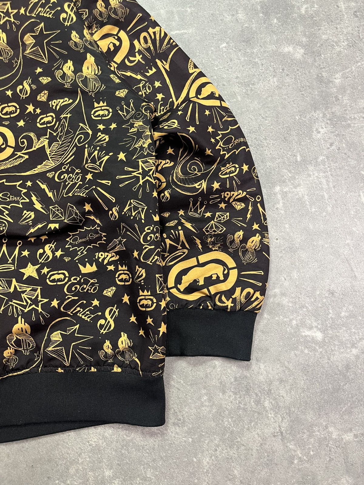 Ecko Unltd. 90s/00s Mega Baggy AOP Multilogo Printed Bombe Jacket XXL Size US XXL / EU 58 / 5 - 15 Thumbnail