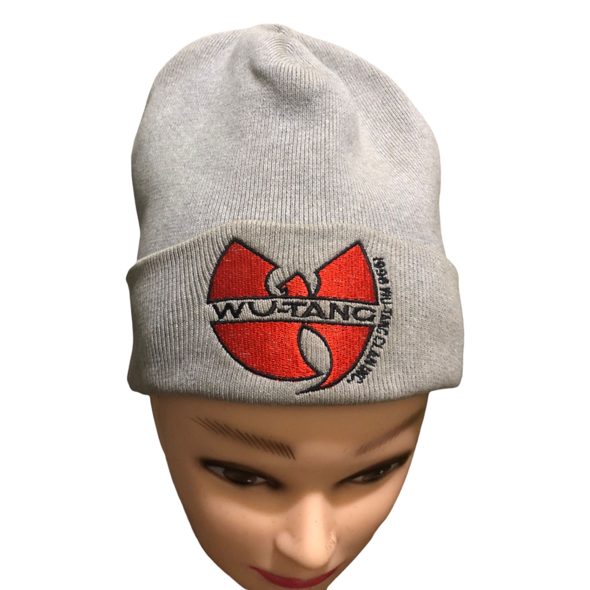 Rap Tees 🔥Vintage 95' WU TANG CLAN Embroidered Beanie Raptee Hip Hop Size ONE SIZE - 11 Thumbnail