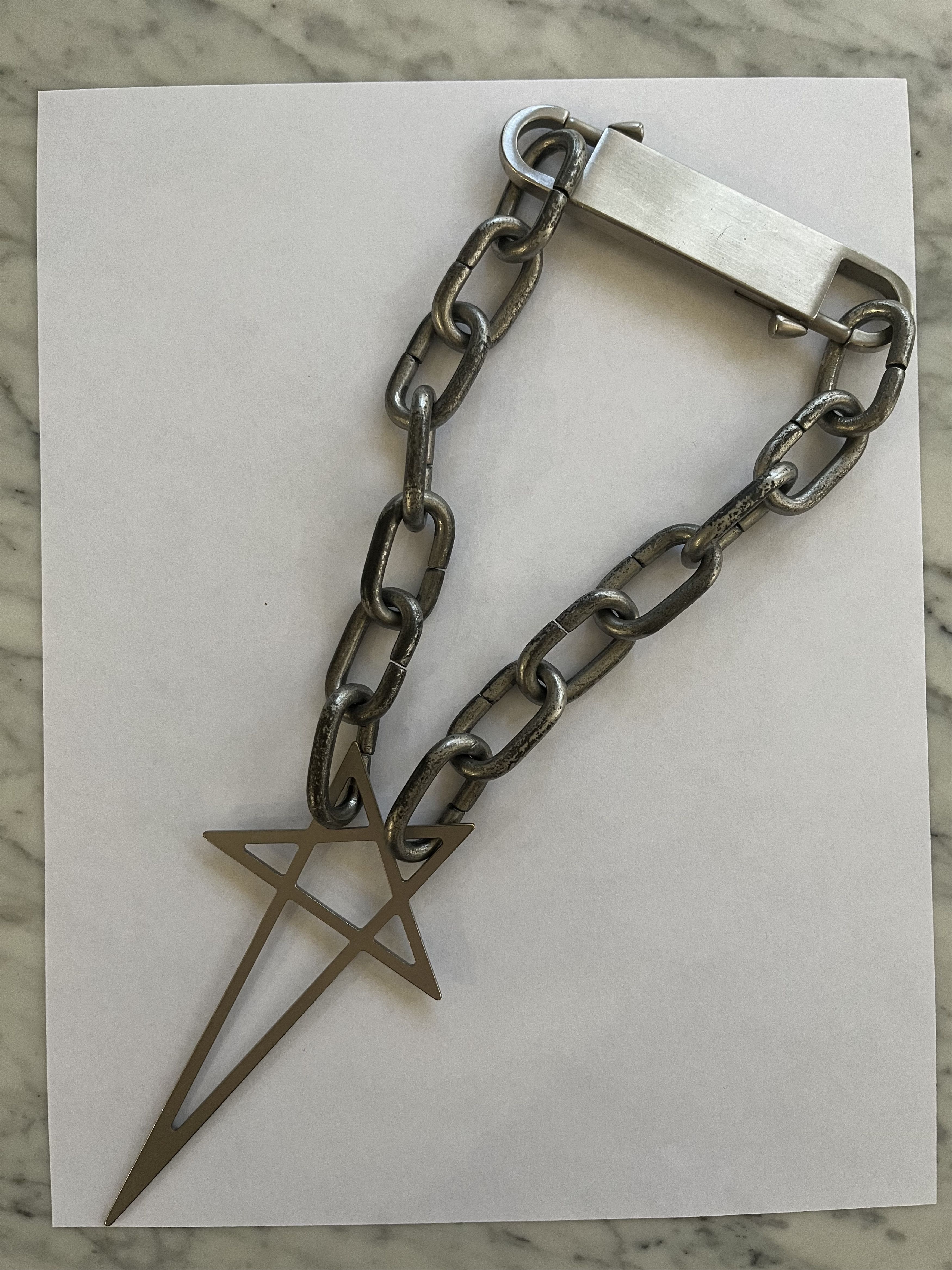 Rick Owens Pentagramキーチェーン Rick Owens Rick Owens Pentagram key chain | Grailed