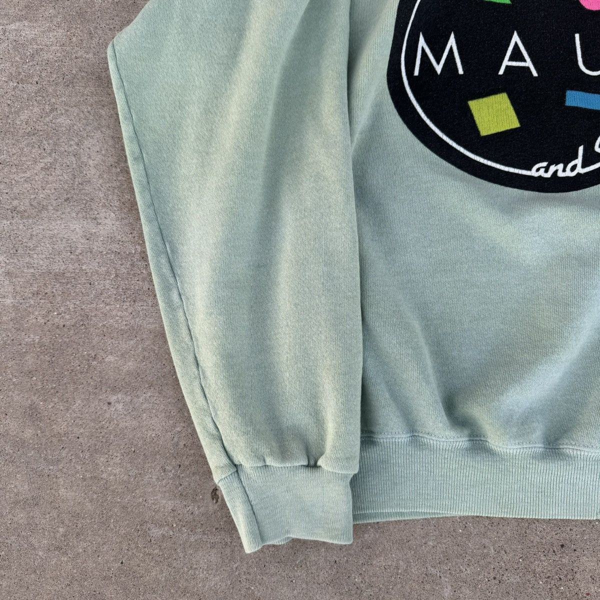 Hanes Vintage 90s USA Made Earth Tone Green Maui Crewneck Fits S Size US S / EU 44-46 / 1 - 14 Thumbnail