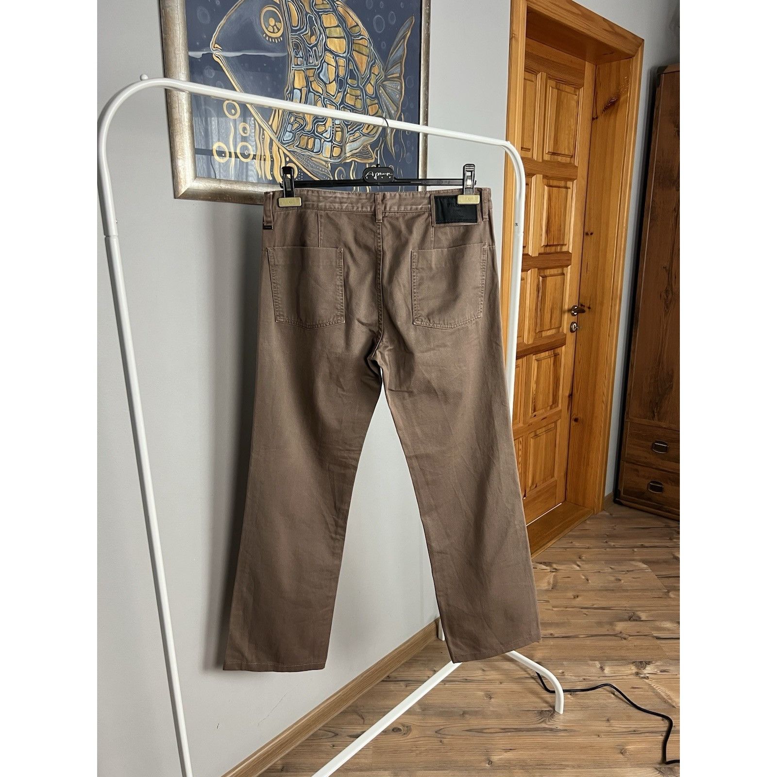 Prada Prada Milano Big Logo Brown Denim Jeans Chino Pants Size 48 Size US 32 / EU 48 - 7 Thumbnail