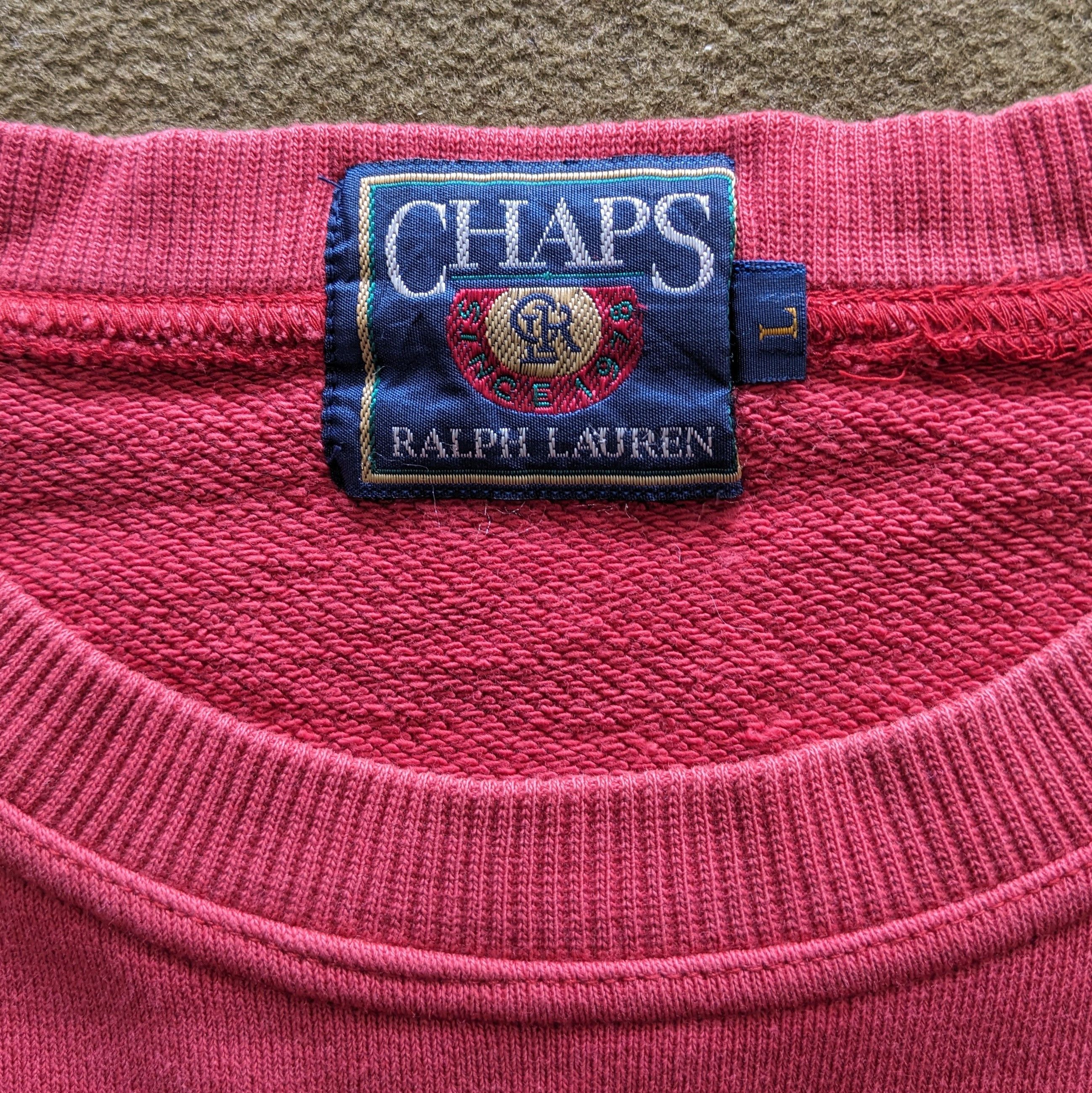 Ralph Lauren Vintage CRL CHAPS RALPH LAUREN Sweatshirt Size US XXL / EU 58 / 5 - 6 Thumbnail