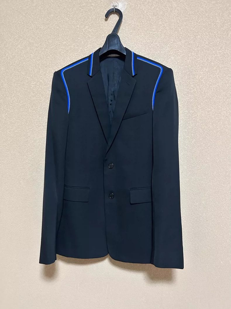 Dior Dior Electric blue line wool show suit 2505-Nextarrow Size 42R - 1 Thumbnail