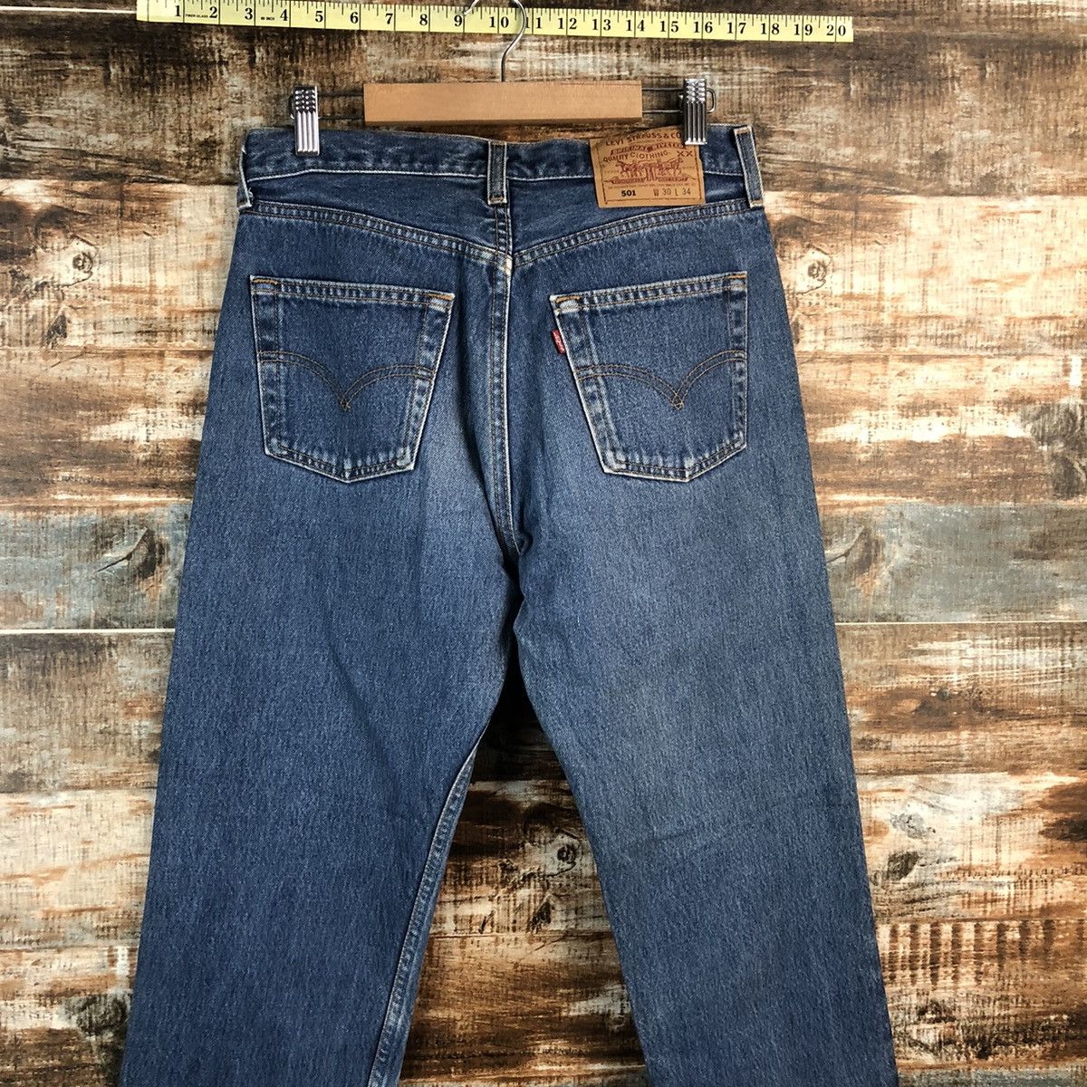 Levi's Levis 501 vintage Blue Denim Pants #A2603 Size US 30 / EU 46 - 14 Thumbnail