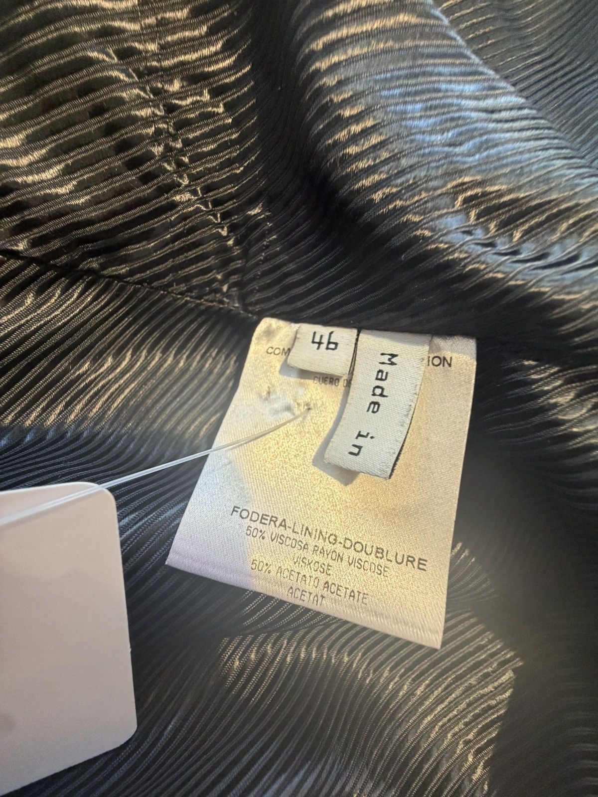 Balenciaga Balenciaga Paris Leather Moto Jacket –🖤🏍️ Size L / US 10 / IT 46 - 7 Thumbnail