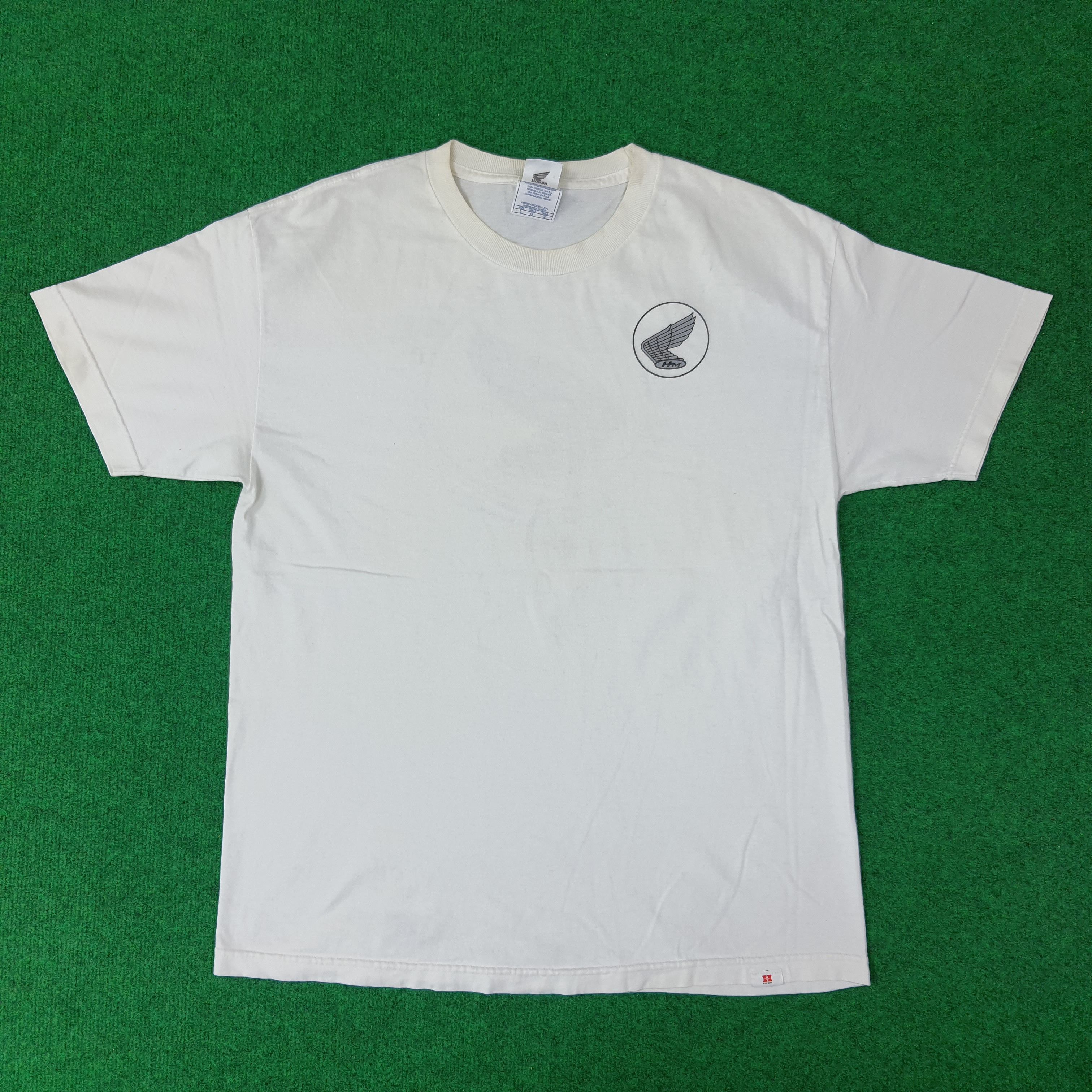 Honda Vintage HONDA Japan Motorsports Tshirt C223N52 Size US L / EU 52-54 / 3 - 3 Thumbnail