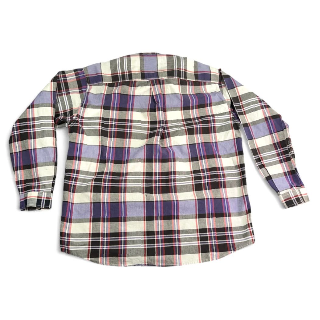 Vintage Cinch Western Shirt XL Adult Purple White Plaid Cowboy Work Shirt Size US XL / EU 56 / 4 - 3 Thumbnail
