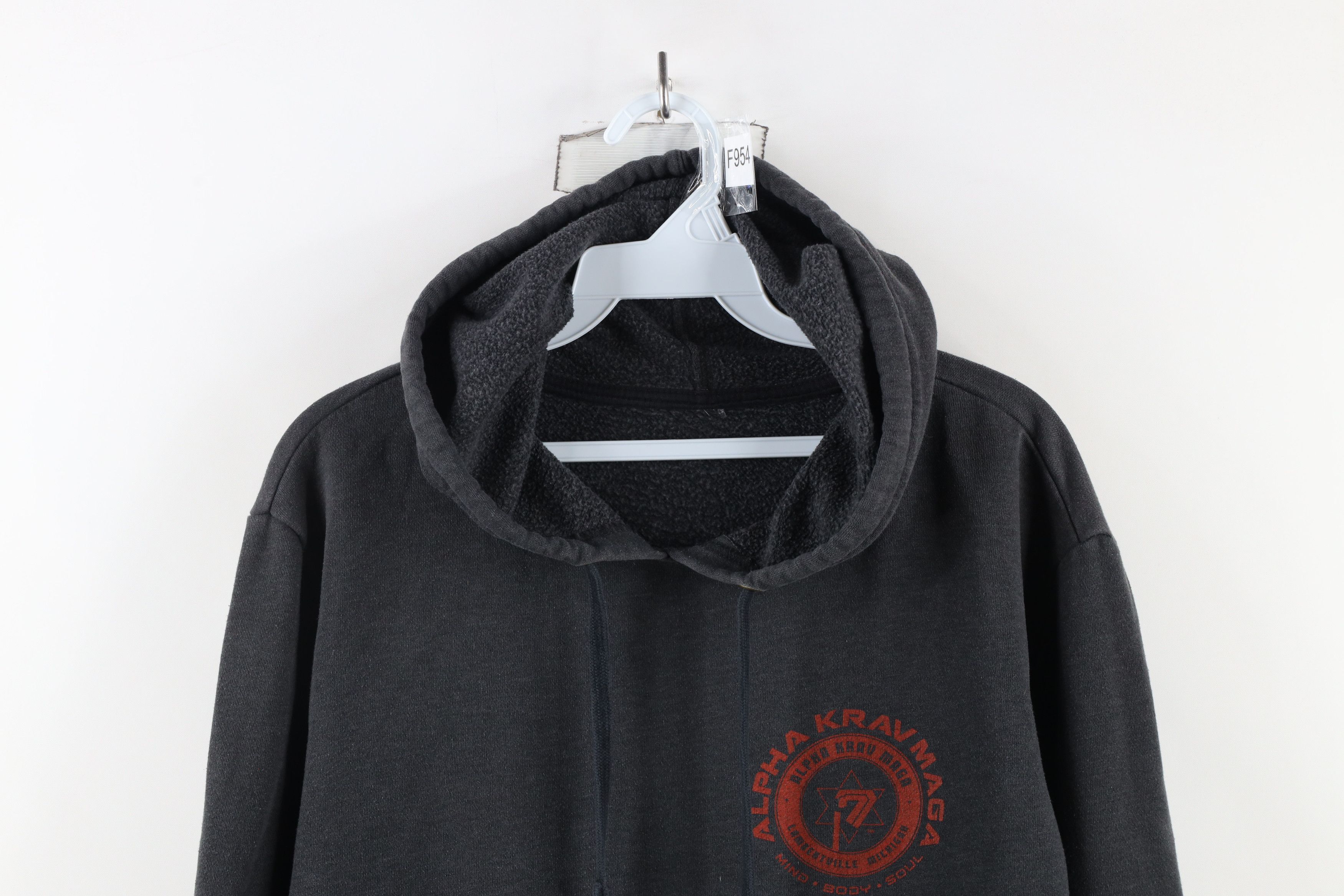 Vintage Vintage Out Alpha Krav Maga Martial Arts Hoodie Sweatshirt Size US M / EU 48-50 / 2 - 2 Thumbnail