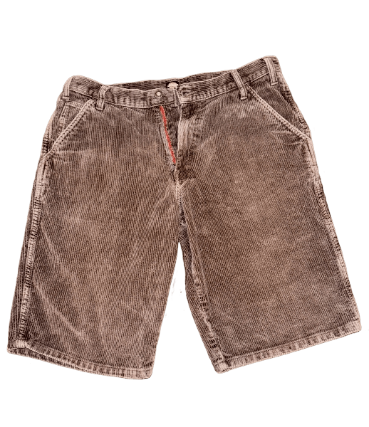 Dickies Dickies Skateboarding Faded Corduroy Brown Shorts Size US 34 / EU 50 - 1 Preview