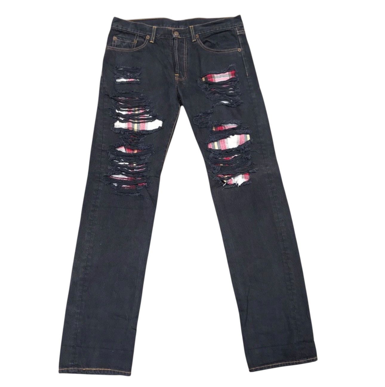 Japanese Brand Japanese Brand Sorn History Distressed Denim Cobain Style Size US 32 / EU 48 - 1 Thumbnail