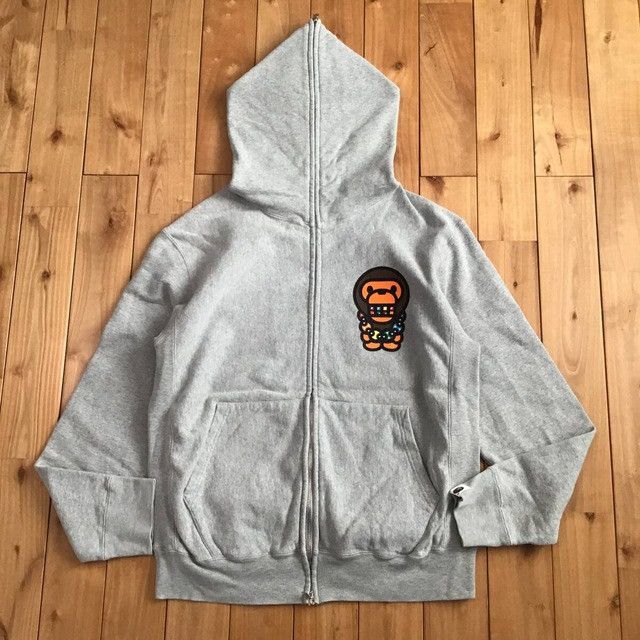 Bape BAPE Milo full zip hoodie a bathing ape NIGO Size US M / EU 48-50 / 2 - 2 Thumbnail