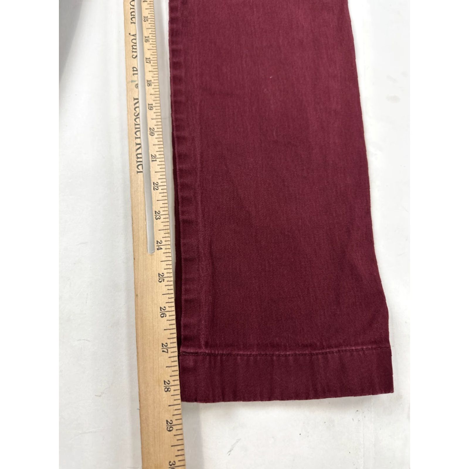 J.Crew J.Crew Pants Mens 29x30 Red Flat Front Stretch Chino Straight Leg Mid Rise Casual Men Size US 29 - 6 Thumbnail