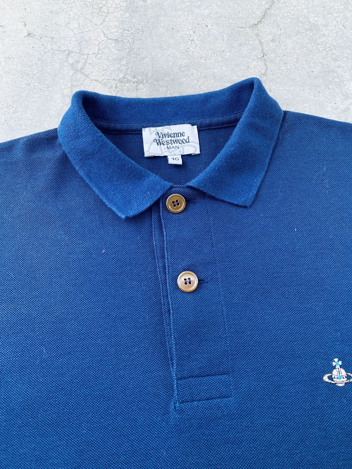 Vivienne Westwood Vintage 90s Vivienne Westwood Small Logo Polo Tees Size US S / EU 44-46 / 1 - 4 Thumbnail