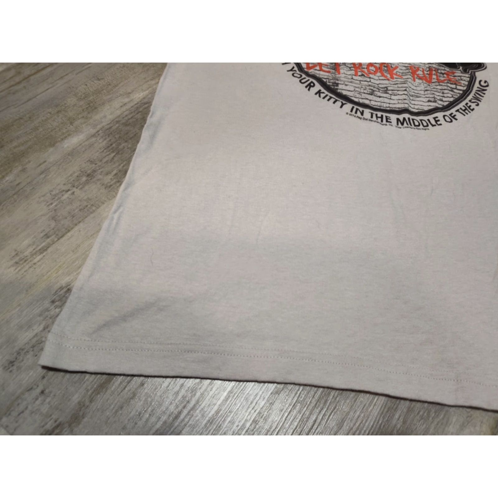 Tultex Aerosmith Graphic Print T-Shirt Men Large Cream Rock Band Tee Size US L / EU 52-54 / 3 - 2 Thumbnail